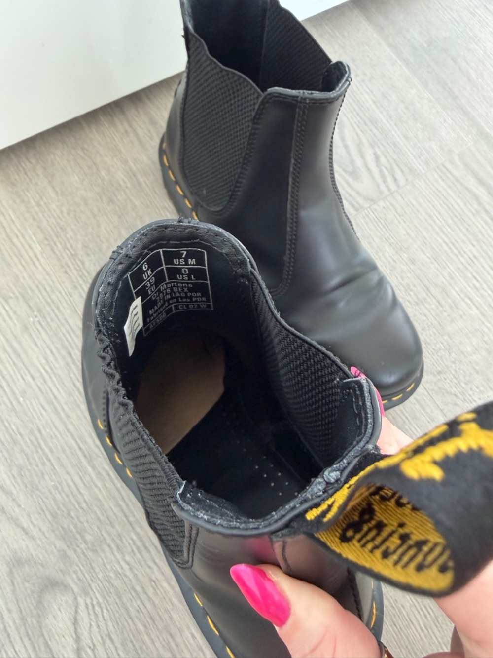 Dr. Martens Bex Black Chelsea Ankle Boots US7 $190 - Picture 8 of 11